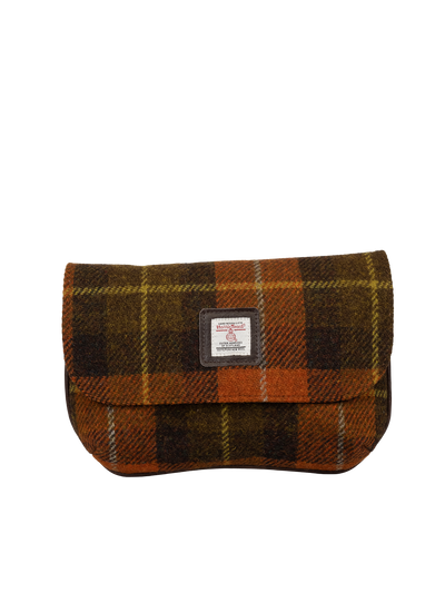 Harris Tweed Katie Bag - A0258 (Brown Leather)