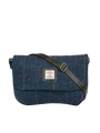 Harris Tweed Katie Bag - A0260 (Black Leather)