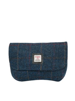 Harris Tweed Katie Bag - A0260 (Black Leather)