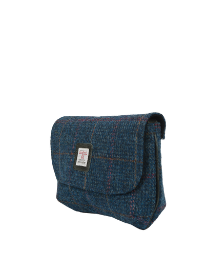Harris Tweed Katie Bag - A0260 (Black Leather)