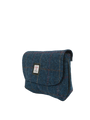 Harris Tweed Katie Bag - A0260 (Black Leather)