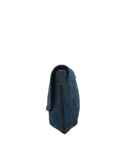 Harris Tweed Katie Bag - A0260 (Black Leather)