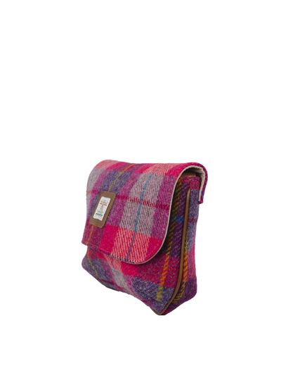 Harris Tweed Katie Bag - A088 (Tan Leather)