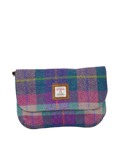 Harris Tweed Katie Bag - A093 (Tan Leather)