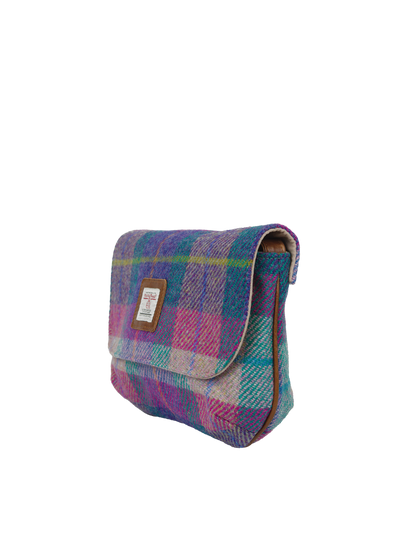 Harris Tweed Katie Bag - A093 (Tan Leather)