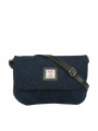 Harris Tweed Katie Bag - HB104 (Black Leather)