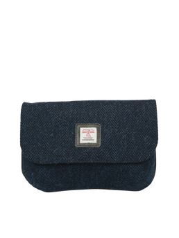 Harris Tweed Katie Bag - HB104 (Black Leather)