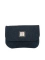 Harris Tweed Katie Bag - HB104 (Black Leather)