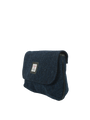 Harris Tweed Katie Bag - HB104 (Black Leather)