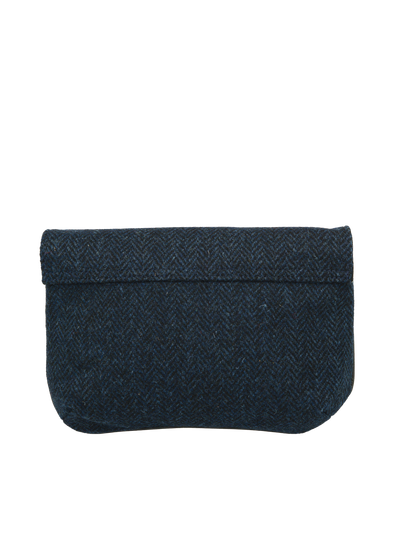 Harris Tweed Katie Bag - HB104 (Black Leather)