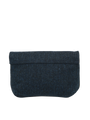 Harris Tweed Katie Bag - HB104 (Black Leather)