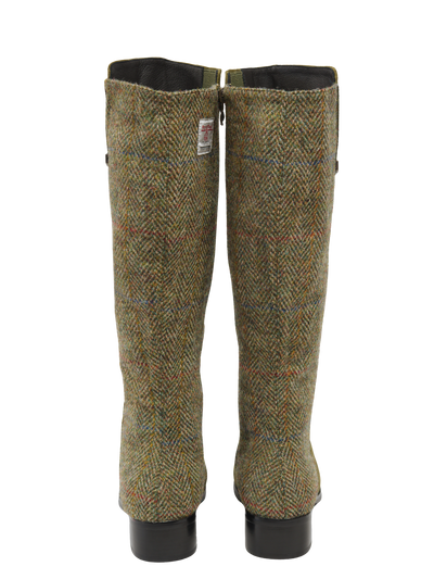 Harris Tweed Knee High Boots HB55