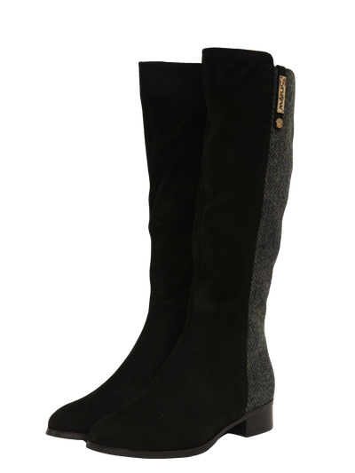 Harris Tweed Knee High Boots HB85