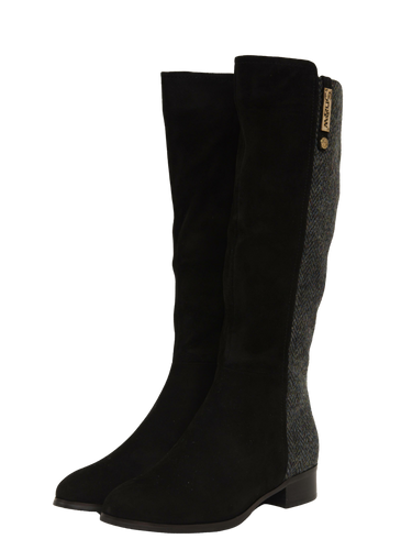 Harris Tweed Knee High Boots - HB85
