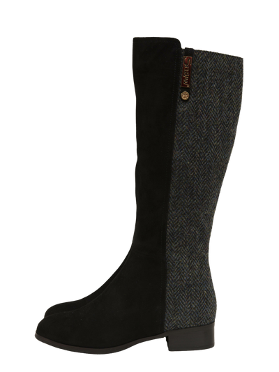 Harris Tweed Knee High Boots HB85