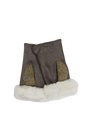Harris Tweed Ladies Fur Mittens HB55 (ISL)