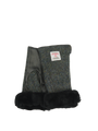 Harris Tweed Ladies Fur Mittens - HB85 (ISL)