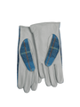 Harris Tweed Ladies Gloves Blue Pastels (Pale Blue Leather) (ISL)