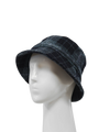 Harris Tweed Ladies Bucket Hat - Black/Grey Check (HH)