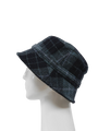 Harris Tweed Ladies Bucket Hat - Black/Grey Check (HH)