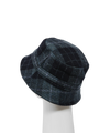Harris Tweed Ladies Bucket Hat - Black/Grey Check (HH)