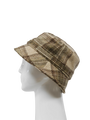 Harris Tweed Ladies Bucket Hat - Oatmeal Check (HH)