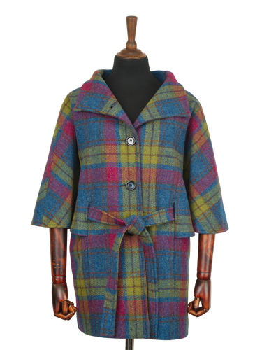 Harris Tweed Ladies Belted Cape - A0195