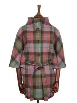 Harris Tweed Ladies Belted Cape A0254