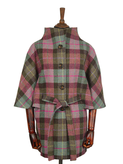 Harris Tweed Ladies Belted Cape A0254