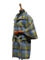 Harris Tweed Ladies Belted Cape Denim Sage