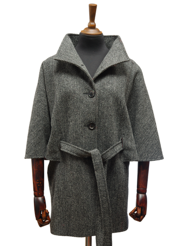 Harris Tweed Ladies Belted Cape - HB64