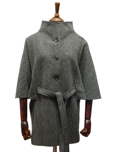 Harris Tweed Ladies Belted Cape - HB64