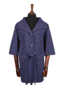 Harris Tweed Ladies Belted Cape Violet