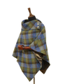 Harris Tweed Ladies Celtic Cape Denim Sage