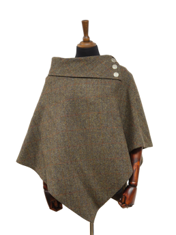 Harris Tweed Ladies Celtic Cape HB40