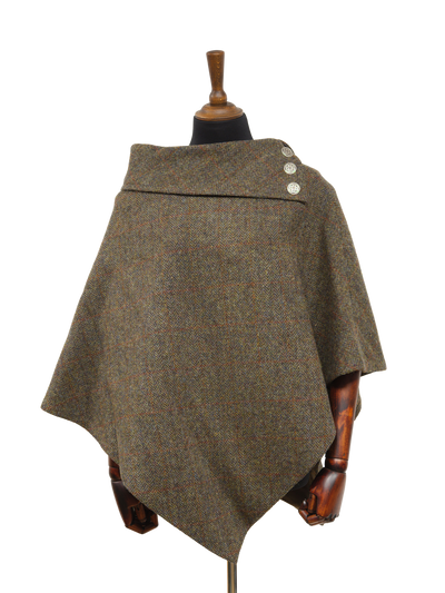 Harris Tweed Ladies Celtic Cape HB40