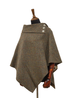 Harris Tweed Ladies Celtic Cape HB40
