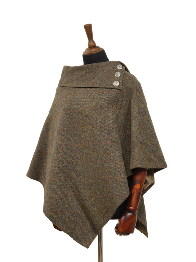 Harris Tweed Ladies Celtic Cape HB40