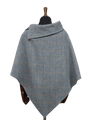 Harris Tweed Ladies Celtic Cape Opal Check