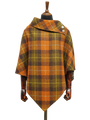 Harris Tweed Ladies Celtic Cape Rust