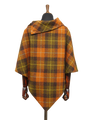 Harris Tweed Ladies Celtic Cape Rust