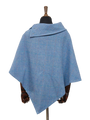 Harris Tweed Ladies Celtic Cape Sky Windowpane