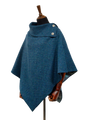 Harris Tweed Ladies Celtic Cape Teal