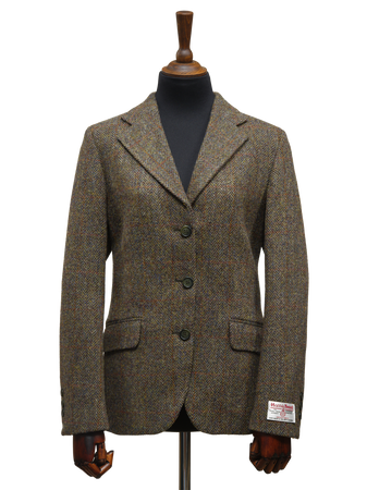 Harris Tweed Ladies Fitted Jacket HB40 (Outer Hebrides Lining