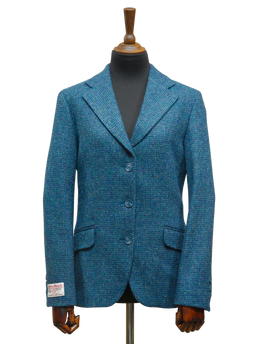 Harris Tweed Ladies Fitted Jacket Teal