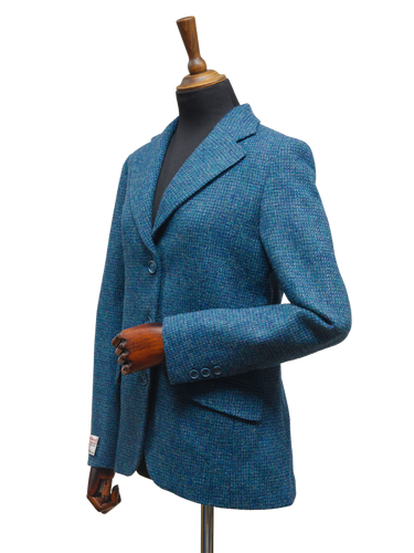 Harris Tweed Ladies Fitted Jacket - Teal