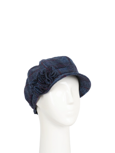 Harris Tweed Ladies Flower Hat - A0174 (HW)