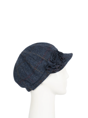 Harris Tweed Ladies Flower Hat - A0260 (HW)