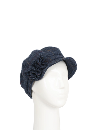Harris Tweed Ladies Flower Hat - A0260 (HW)