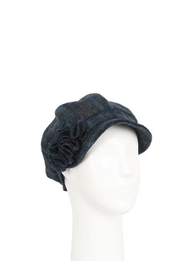 Harris Tweed Ladies Flower Hat - A0262 (HW)